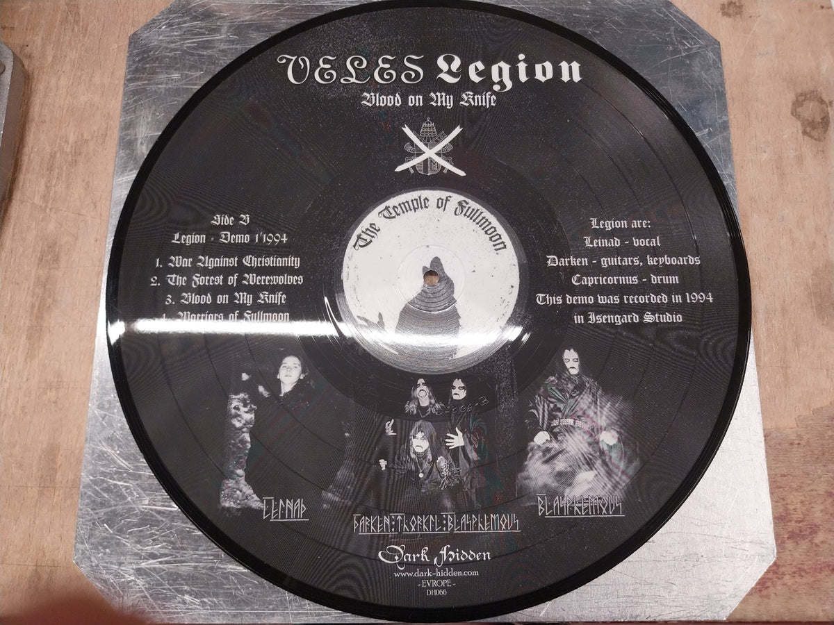 Veles / Legion - Blood on my knife - Split Picture LP – No Colours