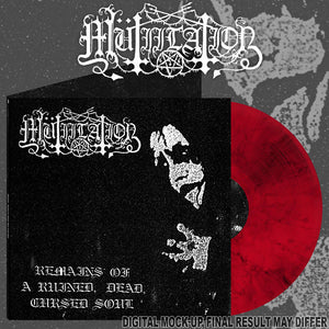 Mutiilation ‎- Remains Of A Ruined, Dead, Cursed Soul - LP (red,black marble)