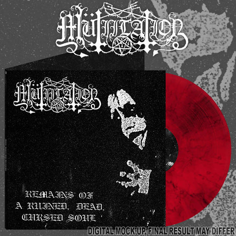 Mutiilation ‎- Remains Of A Ruined, Dead, Cursed Soul - LP (red,black marble)