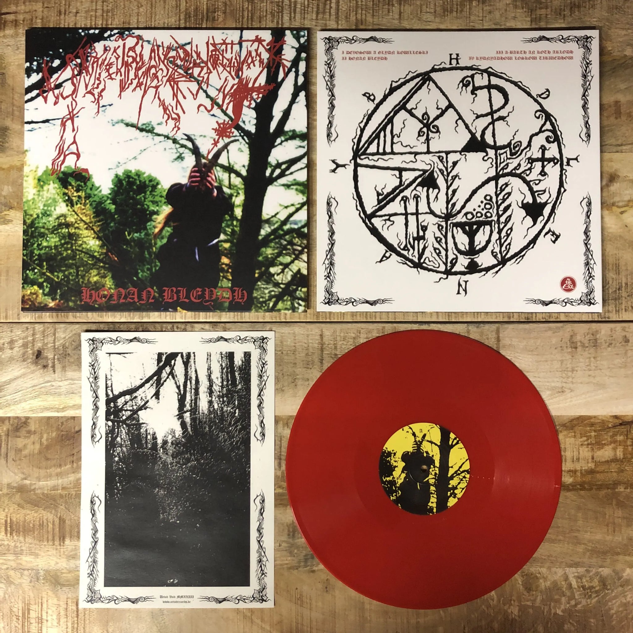 Ynkleudherhenavogyon - Honan Bleydh - LP (red)