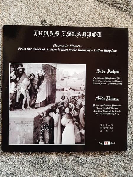 Judas Iscariot - Heaven in Flames - LP (purple vinyl,Satan Records)