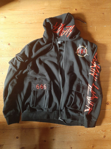 Slayer - Logo - zip hooded Sweatshirt