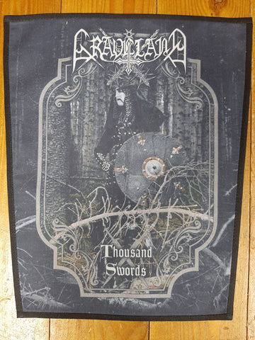 Graveland  - Thousand Swords - Backpatch