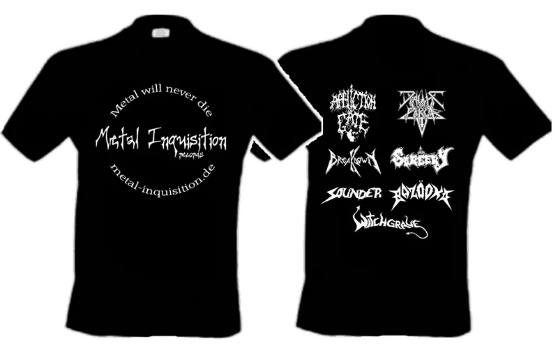 Metal Inquisition - Front: Logo / Back: M.I. Bands - Sweatshirt (used)