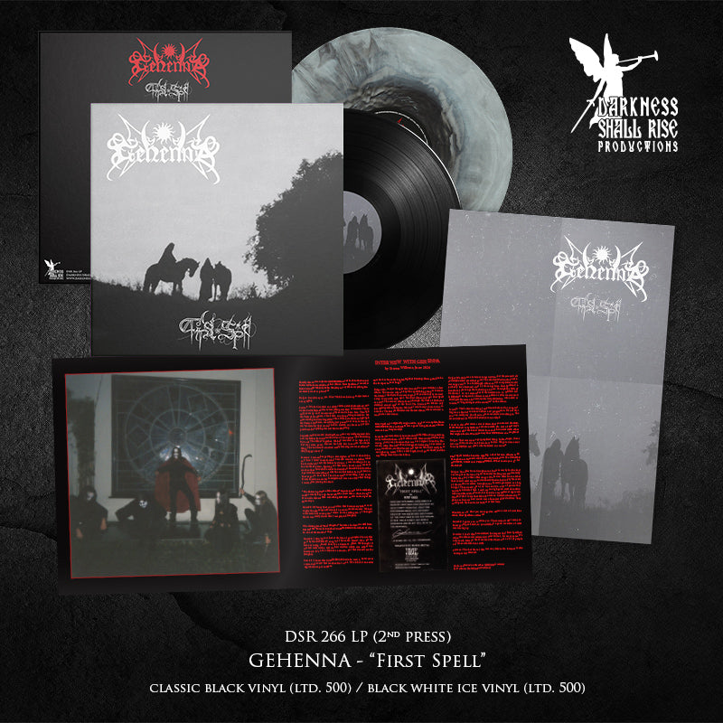 Gehenna - First Spell - LP (black/white/ice)