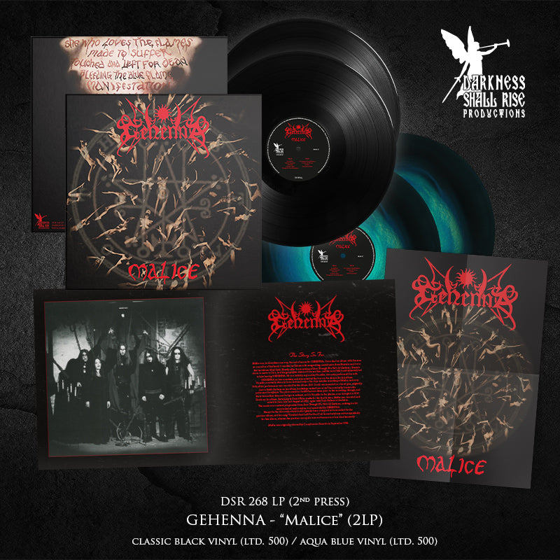 Gehenna - Malice (Our Third Spell) - 2xLP (aqua blue/black)