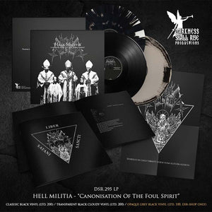 Hell Militia - Canonisation Of The Foul Spirit - LP (cloudy)