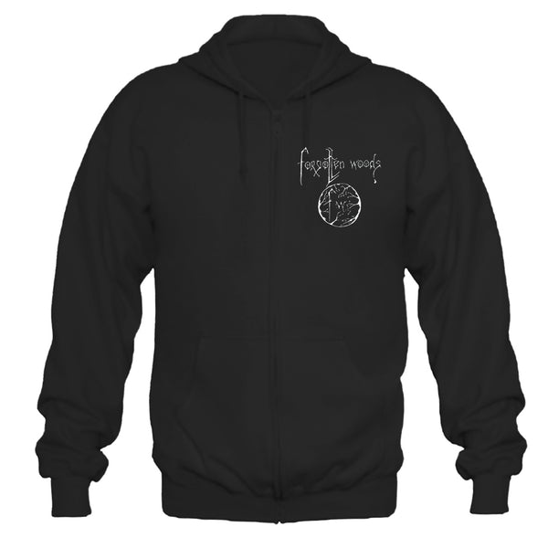 Forgotten Woods - As The Wolves Gather - zip Hooded Sweatshirt