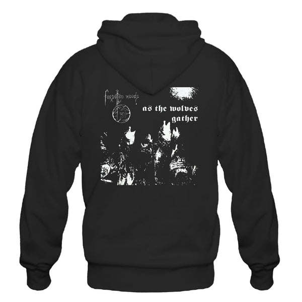Forgotten Woods - As The Wolves Gather - zip Hooded Sweatshirt