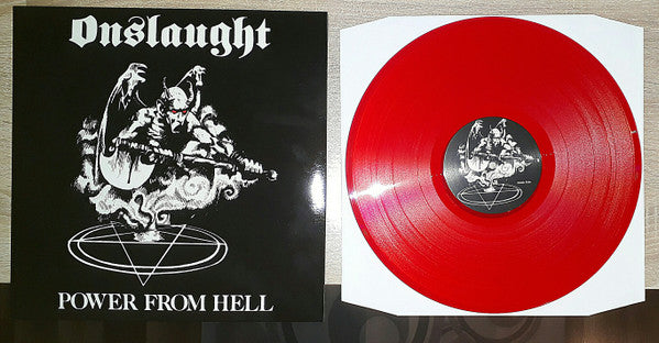 Onslaught - Power From Hell - LP (litle used,red)