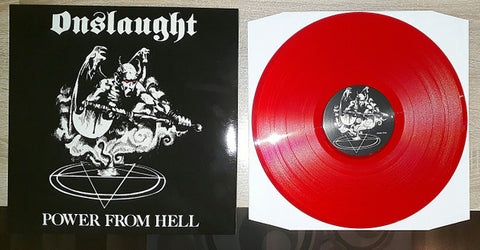 Onslaught - Power From Hell - LP (litle used,red)