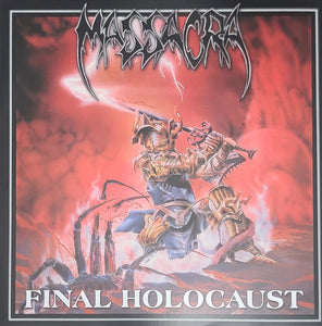 Massacra - Final holocaust - LP (White / black marble)