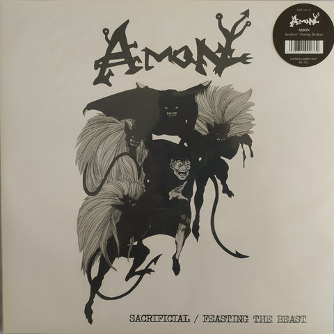 Amon - Sacrificial / Feasting The Beast - LP (red/black)