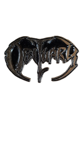 Obituary - Logo - Metal Pin