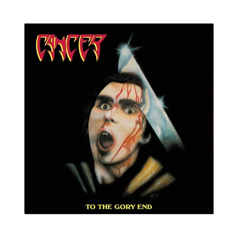 Cancer - To the gory end - LP (yellow)