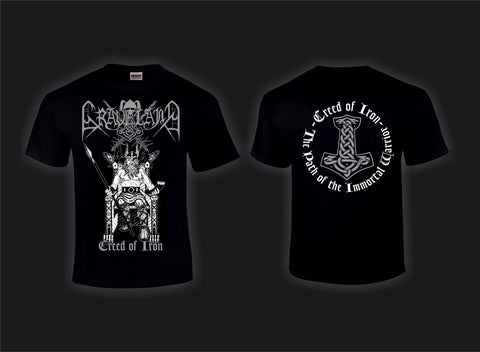 Graveland - Creed Of Iron - T-Shirt (silver print)