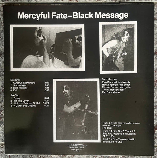Mercyful Fate - Black Message - LP