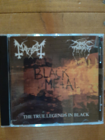 Mayhem / Darkthrone - The True Legends in Black - CD