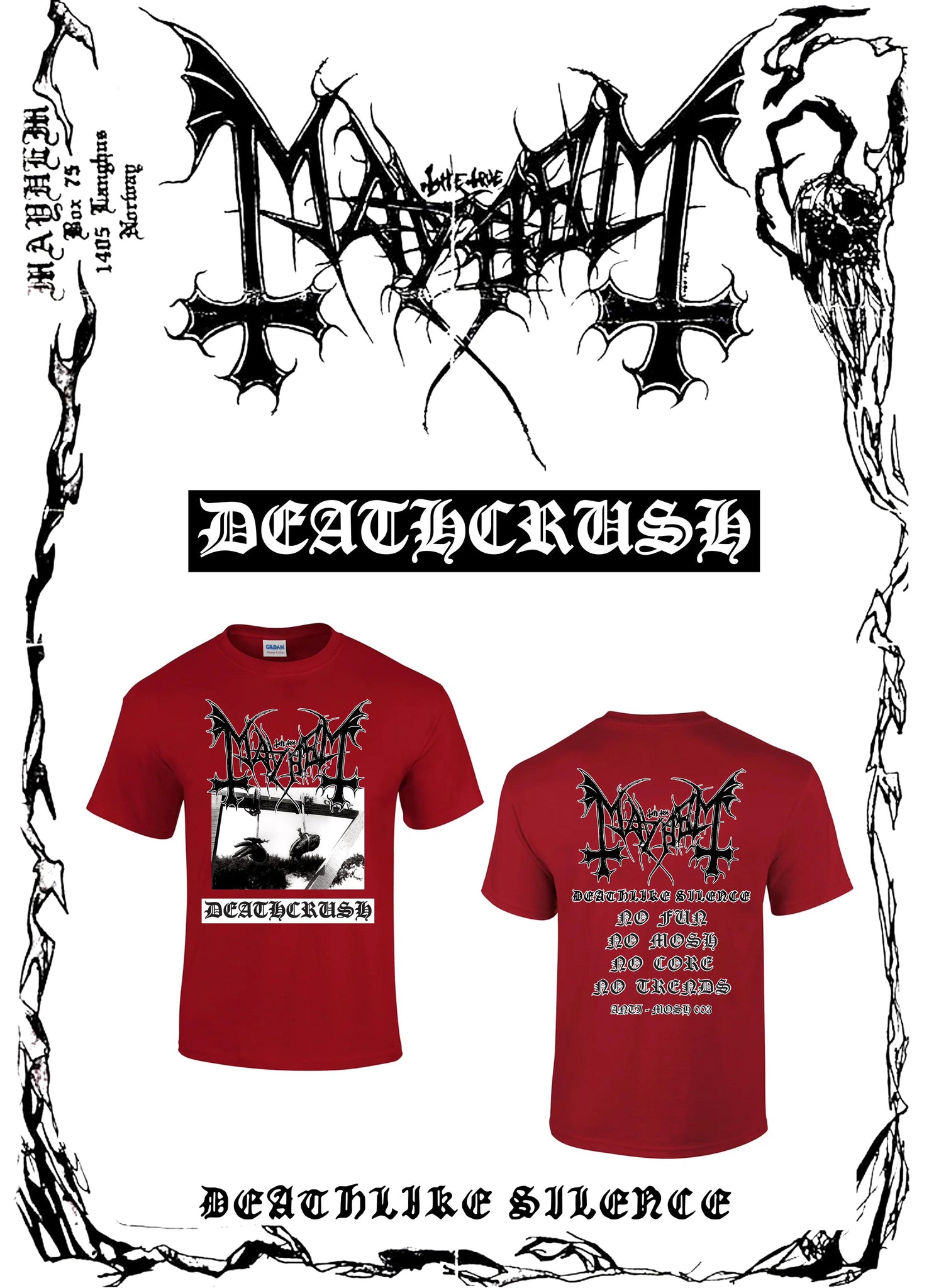 Mayhem - Deathcrush - T-Shirt