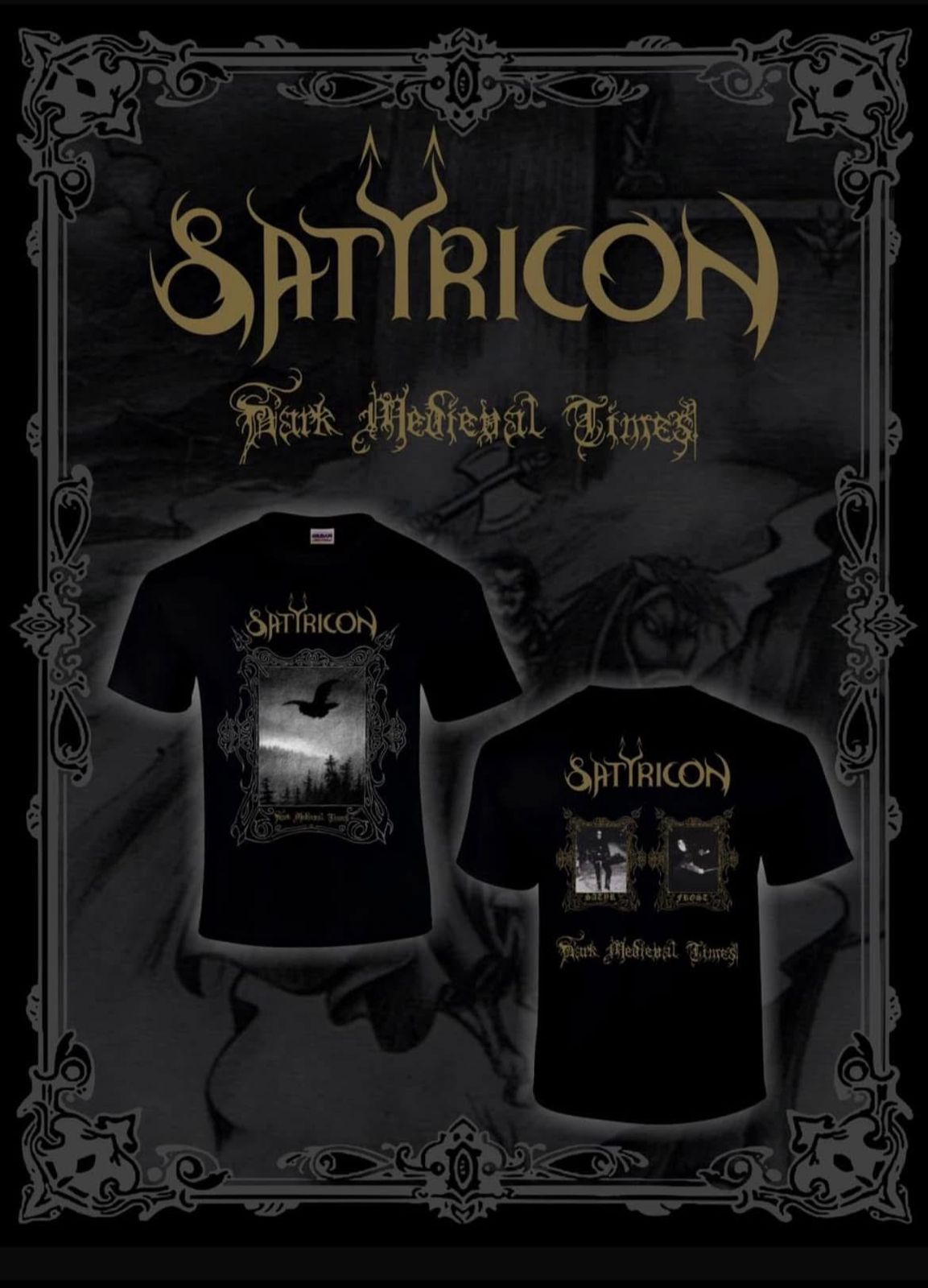 Satyricon - Dark medieval times -  T-Shirt