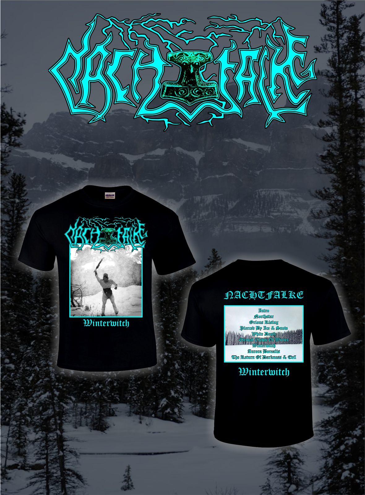 Nachtfalke - Winterwitch - T-Shirt