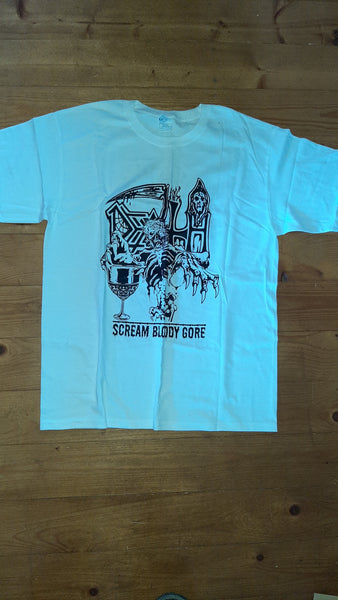 Death - Scream bloody gore - white T-Shirt