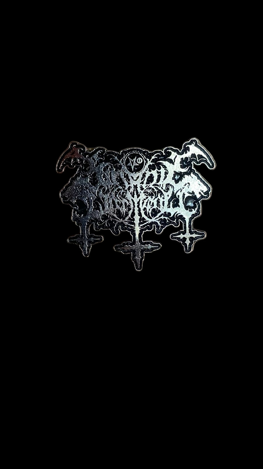 Satanic Warmaster - Logo - Metal Pin