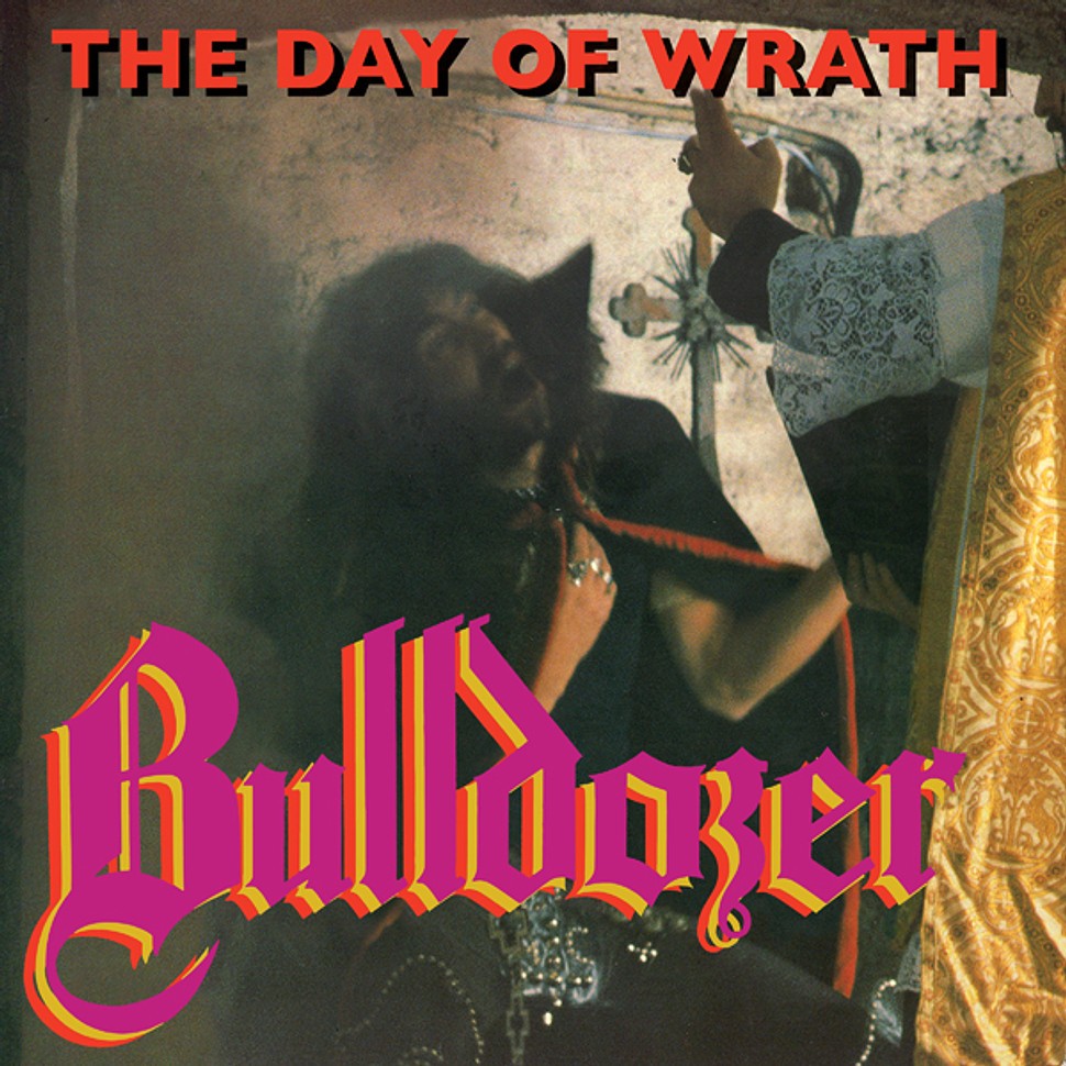 Bulldozer - The Day Of Wrath - LP (Yellow w/ Hot Pink Splatter)