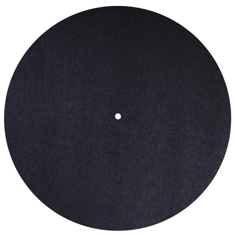 Plattentellerauflage PM2 Filz Schwarz antistatisch 3mm LP Slipmat