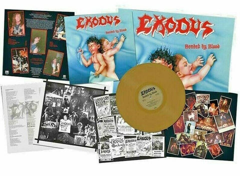 Exodus - Bonded By Blood - LP (gold)