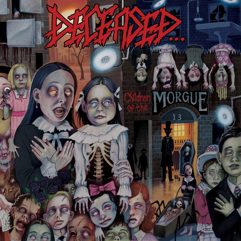 Deceased - Children Of The Morgue - 2xLP (oxblood/White Swirl Vinyl w/ Black Splatter)