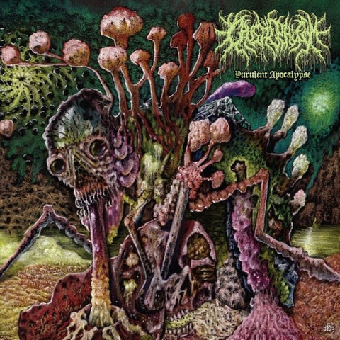 Caustic Phlegm - Purulent Apocalypse - LP (Green/Yellow/Magenta Neon/swirl)