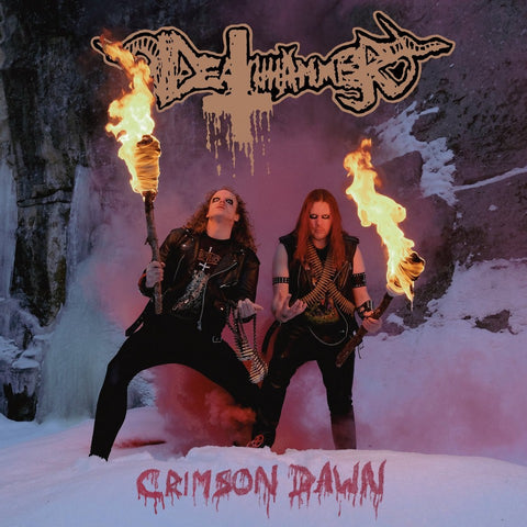 Deathhammer - Crimson Dawn - LP (Oxblood Vinyl w/ Black)