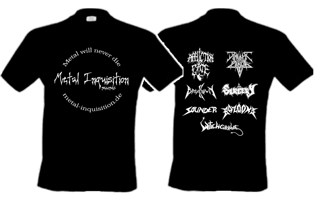 Metal Inquisition - Front: Logo / Back: M.I. Bands - T-Shirt