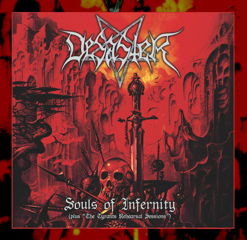 Desaster - Souls of  Infernity The Tyrants Rehearsal  Sessions - Gatefold LP (red/black)