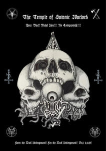 The Temple of Satanic Warlord Mag with Compilation CDr