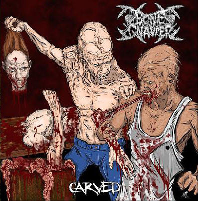 Bone Gnawer / The Skeletal - Carved / Remains - Split LP (limited to 166 hand numbered copies)