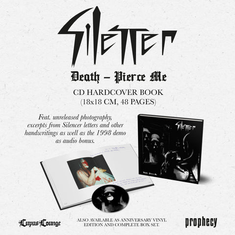 Silencer - Death - Pierce Me - Book CD